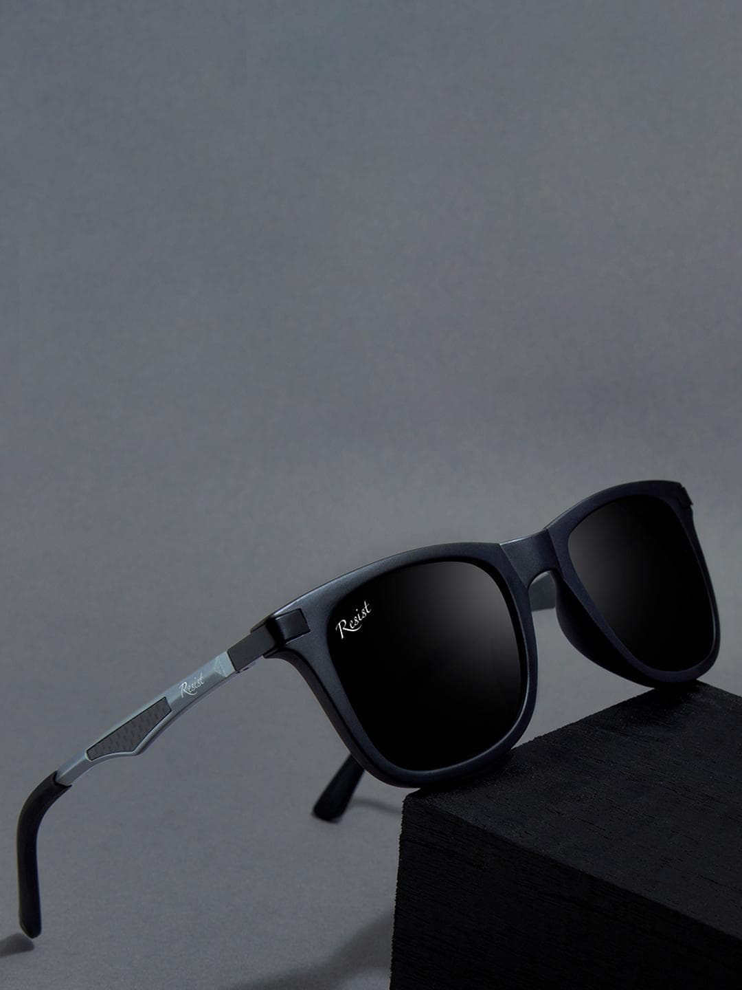 Resist Eyewear Black UV Wayfarer